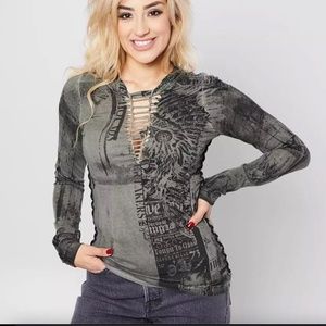 Affliction Road Crew T-Shirt XL